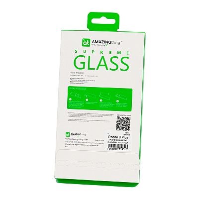 Hybrid 3D Full Glass - iPhone 8 Plus (white) / 7 Plus (white)