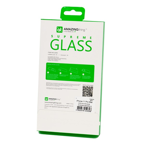 Antibacterial Full Glass - iPhone 11 Pro Max / Xs Max
