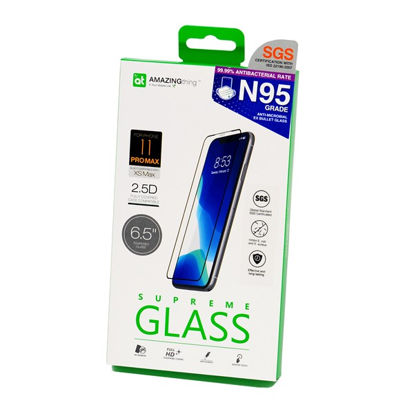 Antibacterial Full Glass - iPhone 11 Pro Max / Xs Max