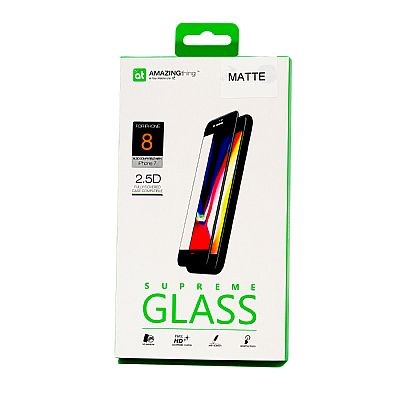 Supreme Matte Glass - iPhone 8 (black) / 7 (black)