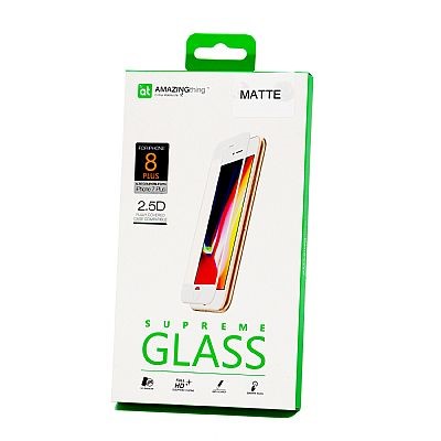 Supreme Matte Glass - iPhone 8 Plus (white) / 7 Plus (white)