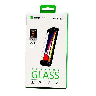 Supreme Matte Glass - iPhone 8 Plus (black) / 7 Plus (black)