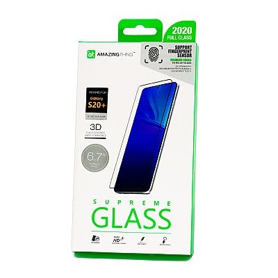 3D Side Glue Full Cover Supremeglass (BK) for Samsung S20+