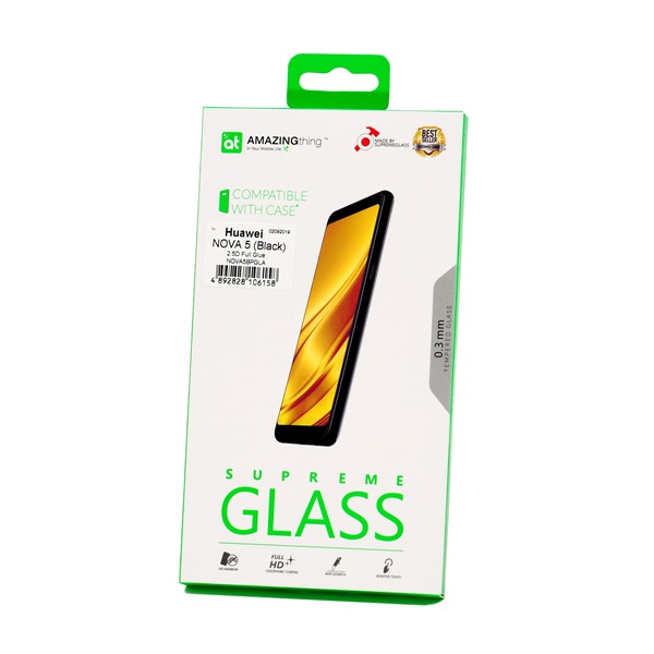 Fully Covered Supremeglass (BK) for Huawei Nova 5