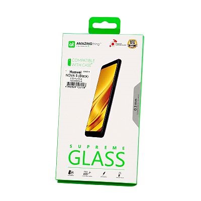 Fully Covered Supremeglass (BK) for Huawei Nova 5