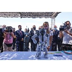 Το ρομπότ ΝΑΟ στο EcoFest 2021  παρότρυνε τους επισκέπτες «να ζουν τη ζωή τους στο πράσινο»